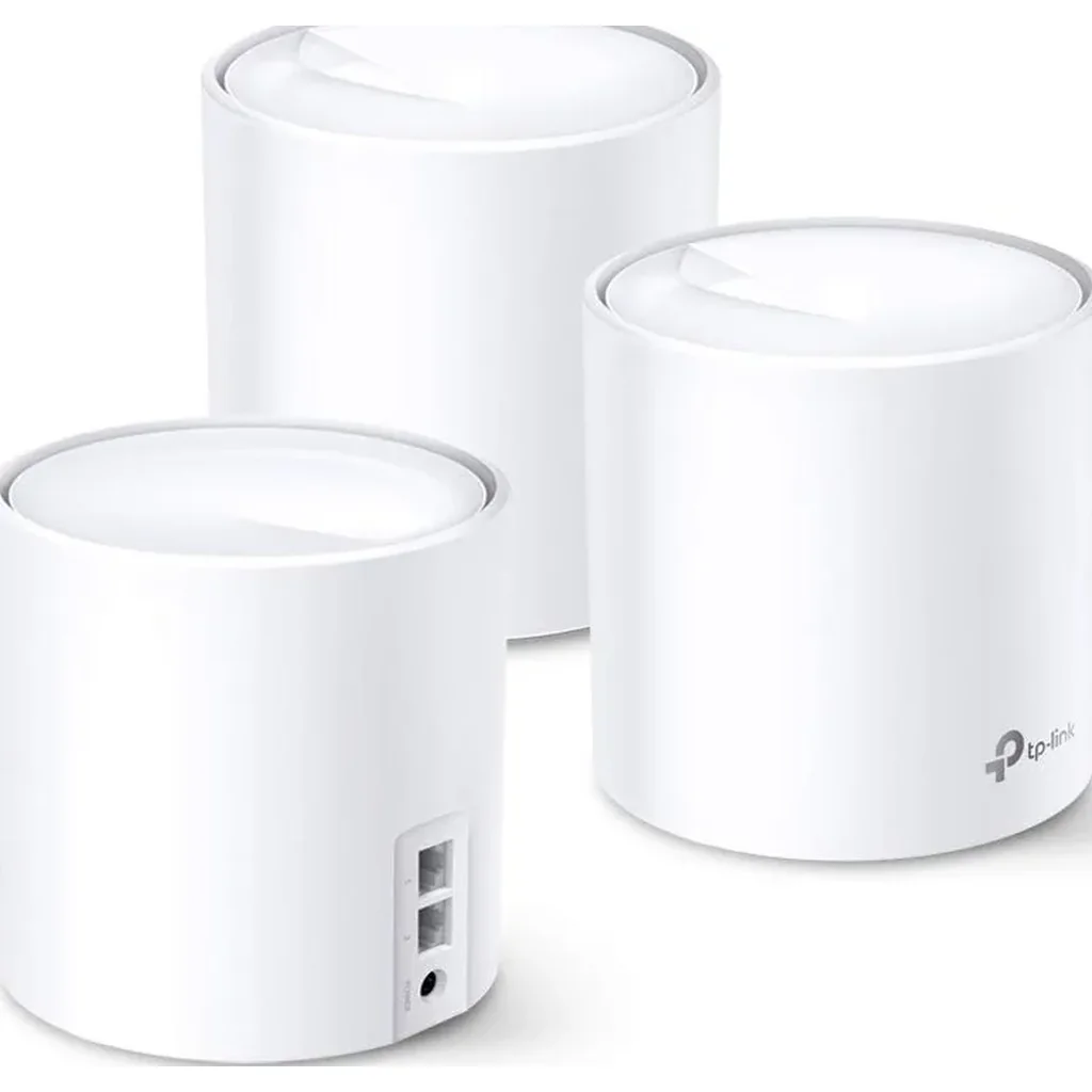 TP-Link Deco X60 Whole Home Mesh Wi-Fi System, AX3000 Wireless WiFi 6 Speeds Up to 3000Mbps | DECO X60(3-pack)
