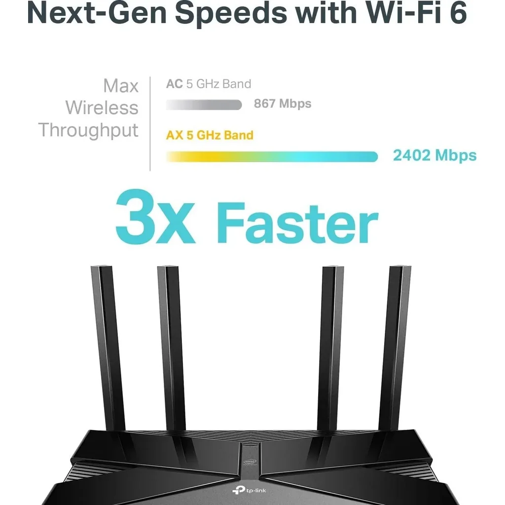 TP-Link AX3000 Dual-Band Wi-Fi 6 Smart Router | Archer AX50 - Image 2