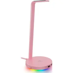 Razer Base Station V2 Chroma Headset Stand with USB 3.1 and 7.1 Surround Sound - Quarz Pink | RC21-01510200-R3M1