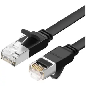 Ugreen Cat 6 U/UTP Lan Cable, 26 AWG Gauge, PVC Jacket, CCA Conductor, 1m Length, Black | 20159
