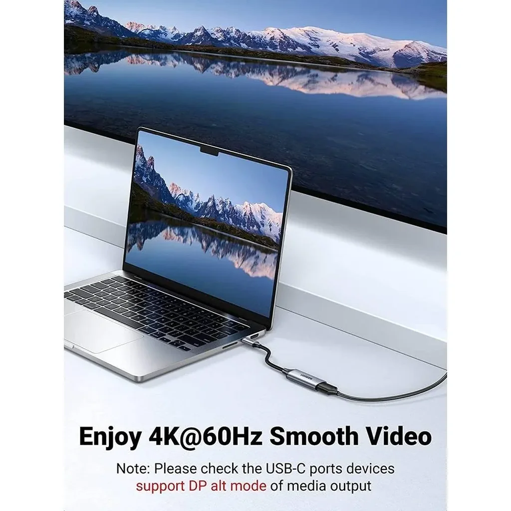 UGREEN USB C to HDMI Adapter Cable 4K 60Hz Thunderbolt 3 Type C HDMI 2.0 Converter | 70444 - Image 3