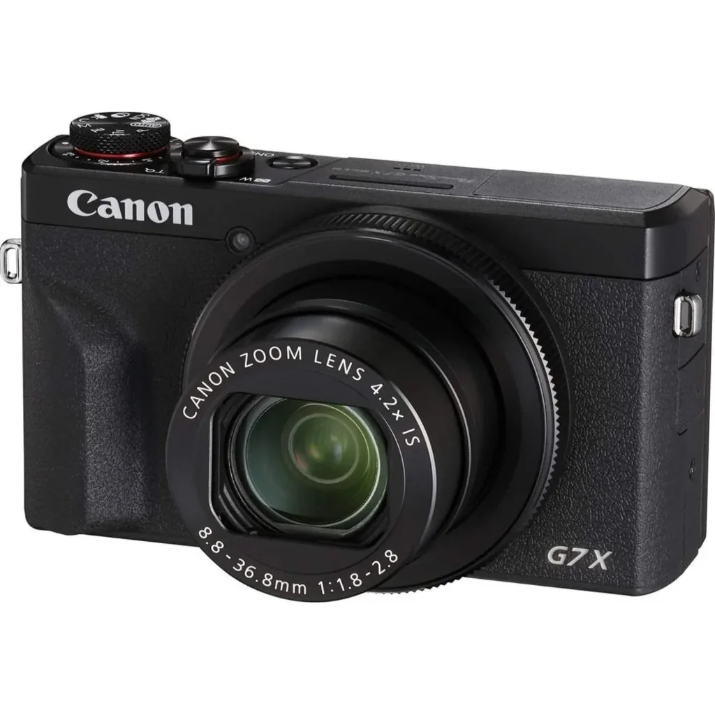 Canon PowerShot G7 X Mark III Camera, 3.0" 1.04m-Dot Tilting Touchscreen LCD, 20.2MP 1" Stacked CMOS Sensor, 4.2x Optical Zoom f/1.8-2.8 Lens, DIGIC 8 Image Processor, Wi-Fi & BT, Black | 3637C001 - Image 2