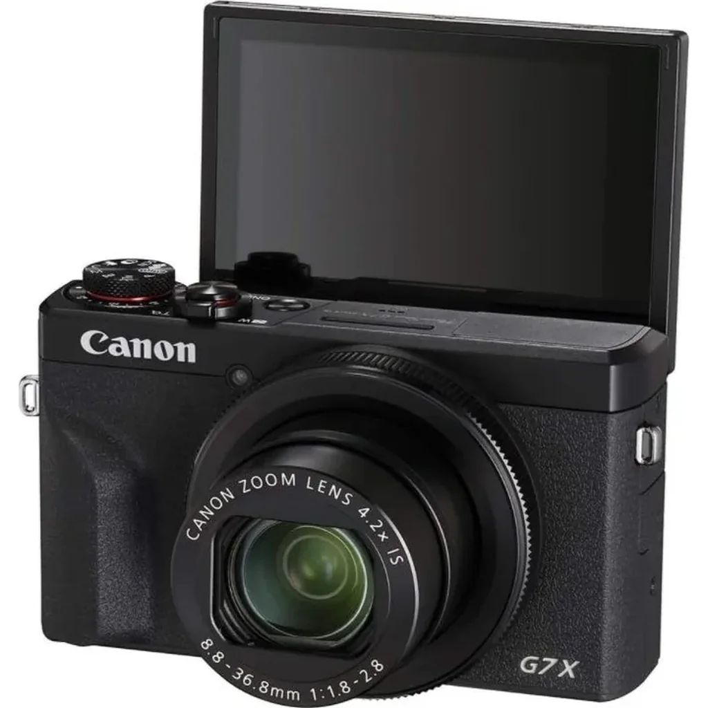 Canon PowerShot G7 X Mark III Camera, 3.0" 1.04m-Dot Tilting Touchscreen LCD, 20.2MP 1" Stacked CMOS Sensor, 4.2x Optical Zoom f/1.8-2.8 Lens, DIGIC 8 Image Processor, Wi-Fi & BT, Black | 3637C001 - Image 4