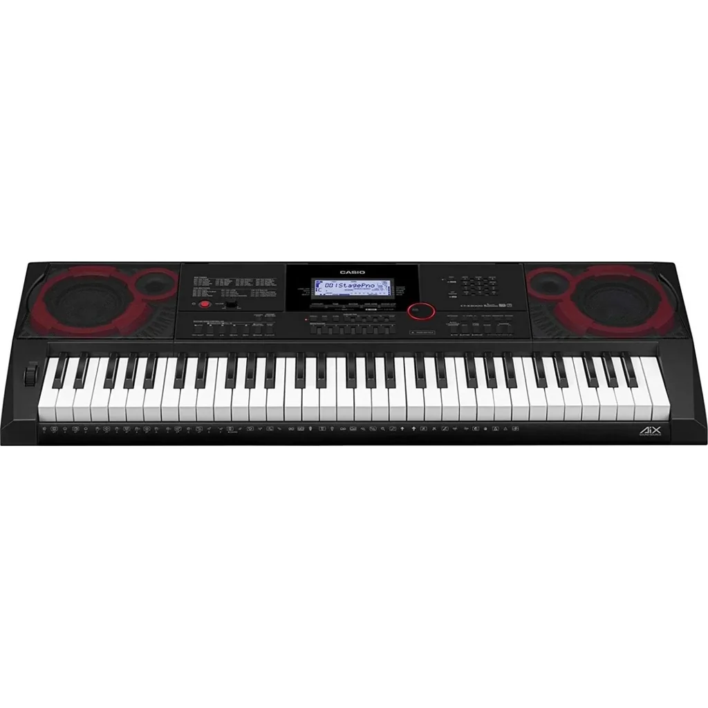 Casio CT X3000 61 Key Portable Arranger Keyboard AiX Sound Engine, 800 Tones, 17 Track MIDI Recorder, 6W 2 Speakers, USB/Battery Powered, Black | CT-X3000 - Image 3