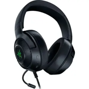 Razer Kraken V3 X Wired USB Headphones, 40mm Drivers for High-End Audio Performance, 7.1 Surround Sound , Hybrid Fabric and Memory Foam, Gaming Headset, Black | RZ04-03750300-R3M1