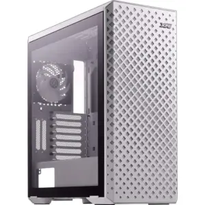 XPG Defender Pro Mid-Tower ATX MESH Front Panel RGB Effect Efficient Airflow Tempered Glass PC Case - White | DEFENDER PRO-WHCWW