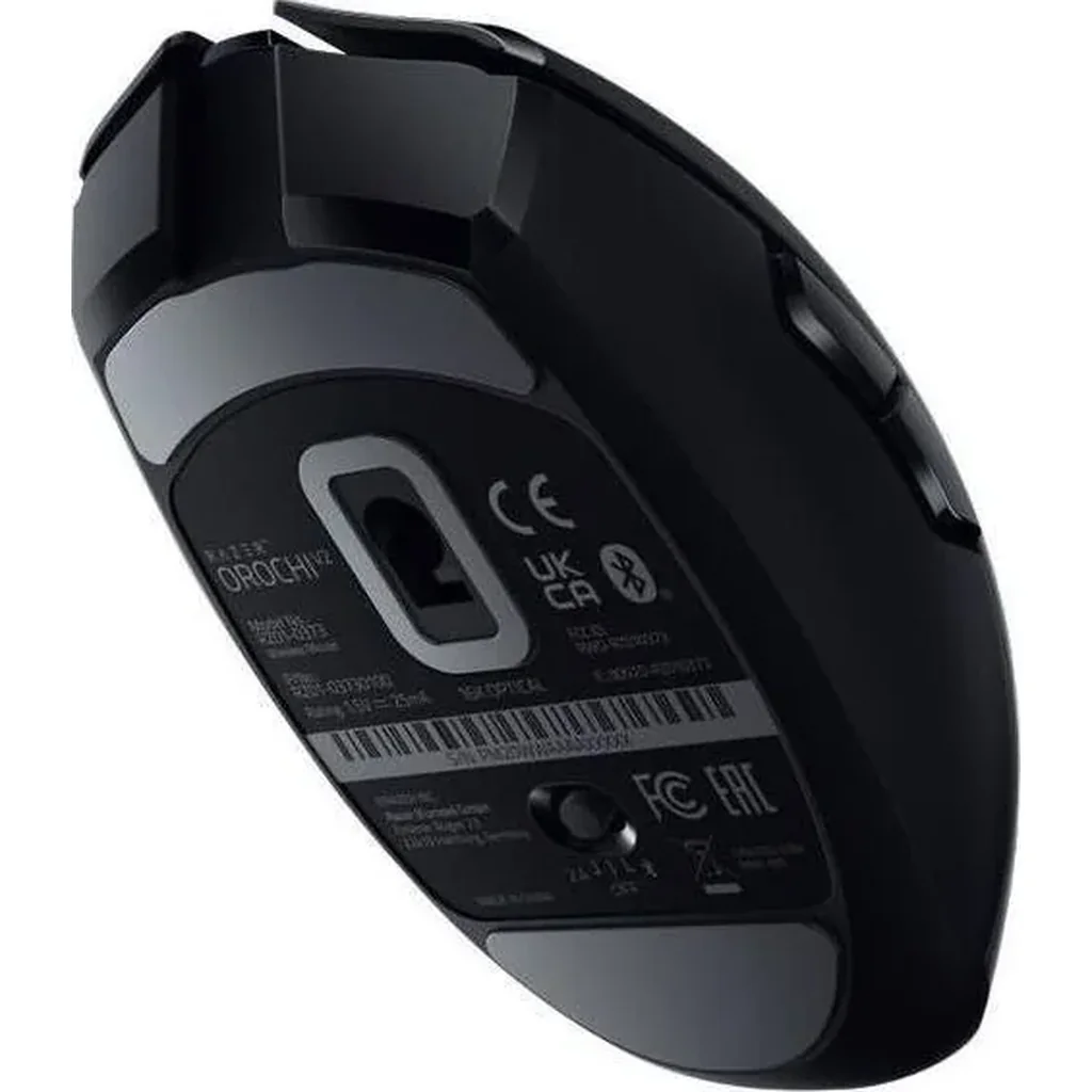Razer Orochi V2 Wireless Gaming Mouse - 5G Advanced 18K DPI Optical Sensor, Mechanical Mouse Switches, 2 Wireless Modes, Ultra-Lightweight, up to 950hrs Battery Life - Black | RZ01-03730100-R3G1 - Image 3