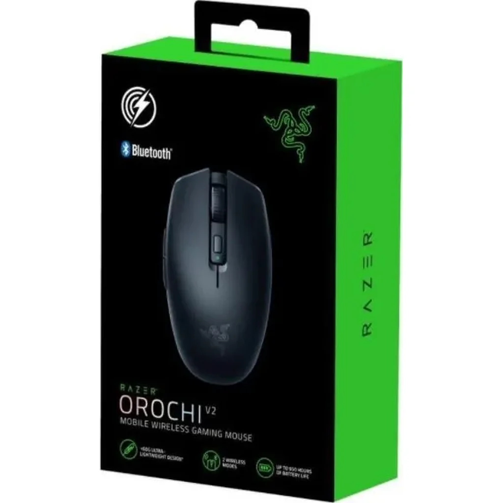 Razer Orochi V2 Wireless Gaming Mouse - 5G Advanced 18K DPI Optical Sensor, Mechanical Mouse Switches, 2 Wireless Modes, Ultra-Lightweight, up to 950hrs Battery Life - Black | RZ01-03730100-R3G1 - Image 6