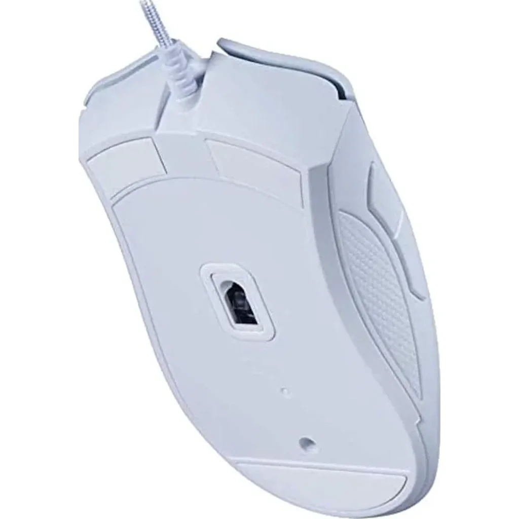 Razer DeathAdder Essential Wired Gaming Mouse with 6,400 DPI Optical Sensor, 5 Prog Buttons, Mechanical Switches, Ergonomic Form Factor, Standard Stock Feet, 10M Clicks, White | RZ01-03850200-R3M1 - Image 4