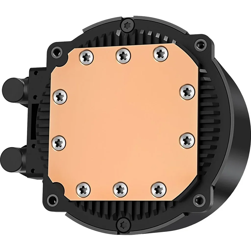 Deepcool Gammax L360 A-RGB WH AIO Liquid Cooler, 500-1800 RPM Fan Speed, 69.34 CFM Airflow, Hydro Bearing, 4 Pin PWM Fan Connector, 12 VDC Rated Voltage, Black | DP-H12CF-GL360-ARGB - Image 3