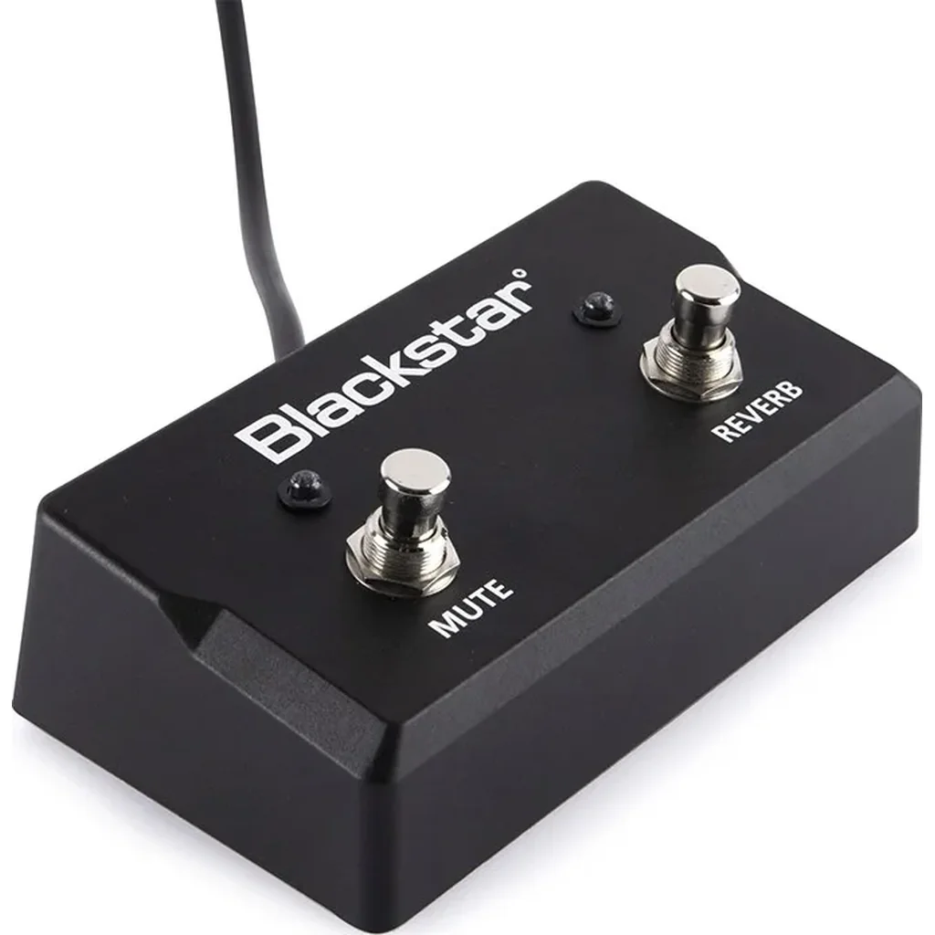 Blackstar FS-17 2 Way Latching Foot Controller, Dual Button Footswitch for Sonnet Acoustic Amplifiers, Reverb On/Off and Mute Control, 1/4 Inch TRS Connection, No Power Required, Black | BA901008 - Image 2