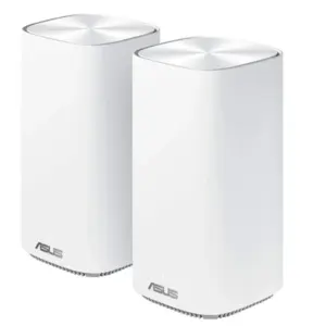 ASUS Zen WiFi AC Mini CD6 AC1500 Dual-Band Router, Single-band (2.4 GHz), Mesh WiFi System, White, (2-Pack) | 90IG05S0-BU2410