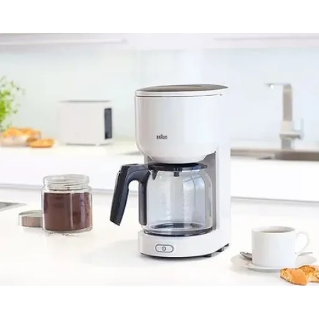 Braun Coffee Maker Pure Ease 1000 W KF3100 - White | KF3100 - Image 3
