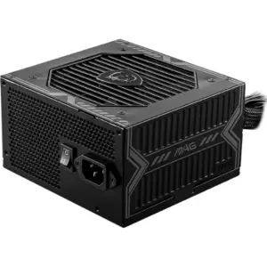 MSI MAG A650BN 650W 80Plus Bronze ATX Power Supply, DC-DC Circuit Design, 120 mm Fan Size, Active PFC, 100-240Vac, ATX Compatibility, Black | 306-7ZP2B18-CE0
