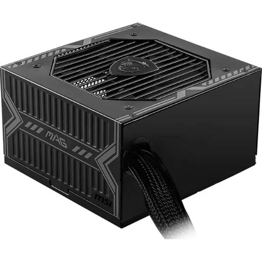 MSI MAG A650BN 650W 80Plus Bronze ATX Power Supply, DC-DC Circuit Design, 120 mm Fan Size, Active PFC, 100-240Vac, ATX Compatibility, Black | 306-7ZP2B18-CE0 - Image 2