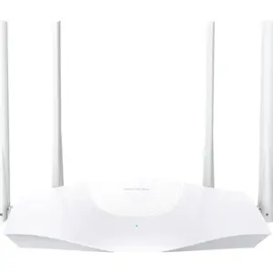 Tenda TX3 AX1800 WiFi 6 Router, Quad Core Processor, IPv6, Beam Forming, MU-MIMO, 10/100/1000 Mbps, White | TX3 AX1800