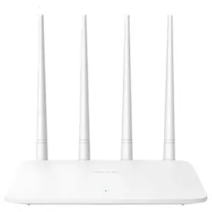Tenda F6 V4.0 Wireless N300, Wi-Fi Router 300, Easy Setup, 300mbps, 4x 5dBi External Antennas -White | F6