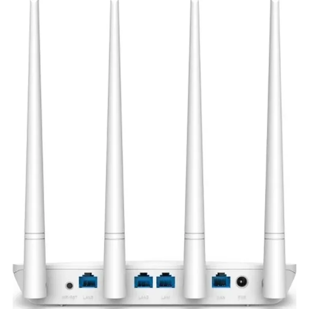 Tenda F6 V4.0 Wireless N300, Wi-Fi Router 300, Easy Setup, 300mbps, 4x 5dBi External Antennas -White | F6 - Image 2