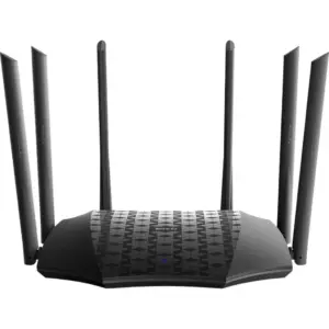 Tenda AC21 AC2100 Smart Home WiFi Router, Dual Band Gigabit Wireless, Up to 2033 Mbps, 4X4 MU-MIMO, Parental Control, Alexa Compatible, Black | AC21