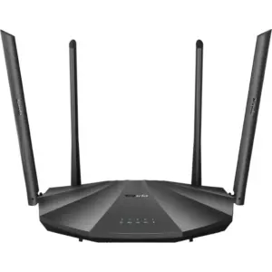 Tenda AC19 Dual Band Gigabit Wi-Fi Router, 2100 Mbps, USB 2.0, MU-MIMO, 5 LAN Ports, Guest Network, Parental Control, IPv6, Black | AC19
