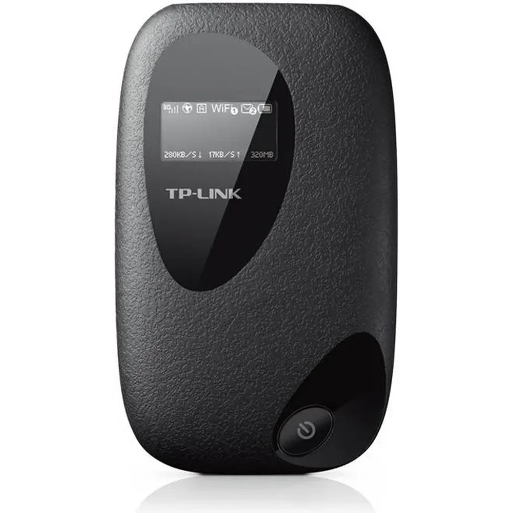 TP-LINK 3G Mobile Wifi, 21.6Mbps Download and 5.76Mbps Upload speeds, HSPA+ Supported, 2000mAh Batterym, Black | M5350